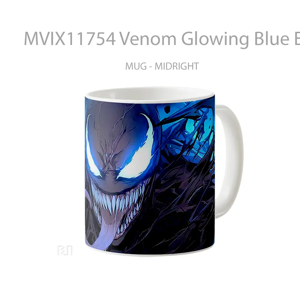 Mug Venom Glowing Blue Epic Look Gelas Keramik Desain Unik - All-side / Desain