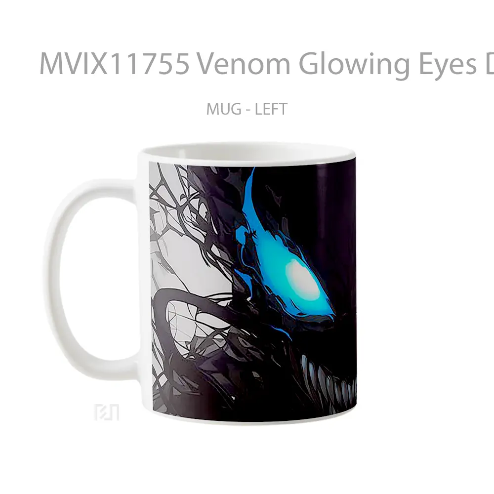Mug Venom Glowing Eyes Dark Hadiah Lucu dan Menarik - All-side / Desain