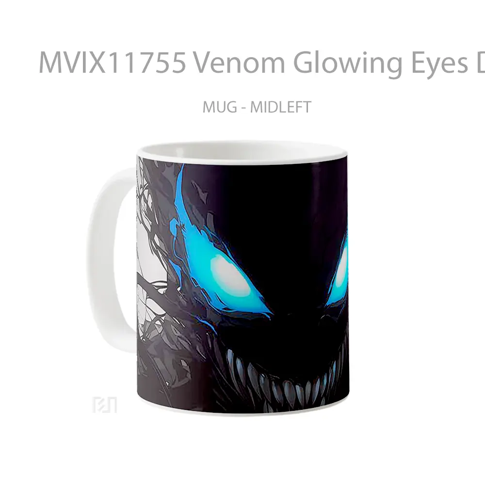 Mug Venom Glowing Eyes Dark Hadiah Lucu dan Menarik - All-side / Desain