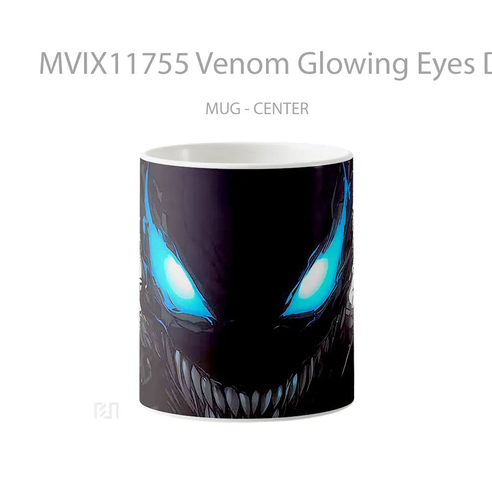 Mug Venom Glowing Eyes Dark Hadiah Lucu dan Menarik