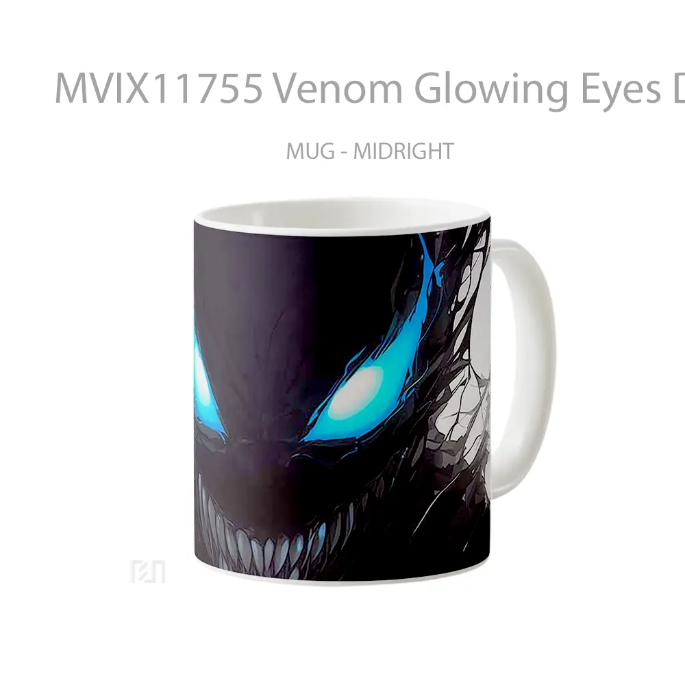 Mug Venom Glowing Eyes Dark Hadiah Lucu dan Menarik - All-side / Desain