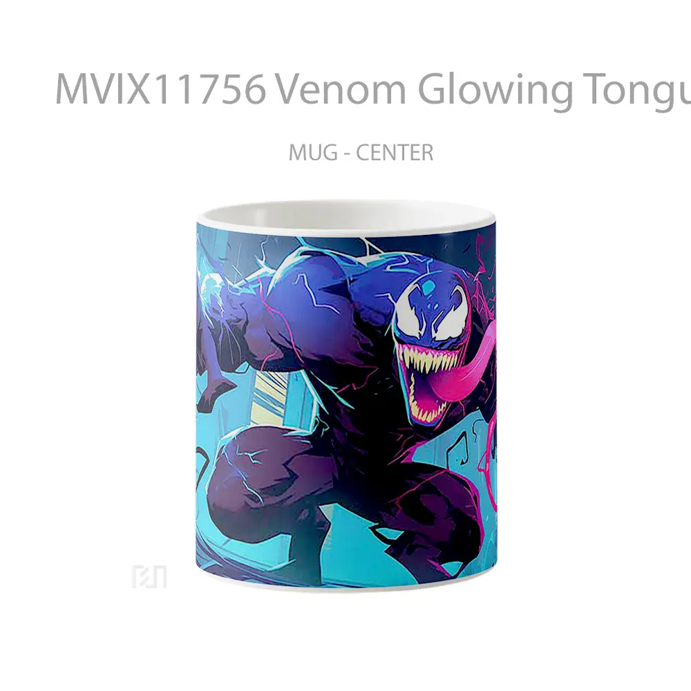 Mug Venom Glowing Tongue Villain Intensity Pc Mug Aesthetic Koleksi Spesial