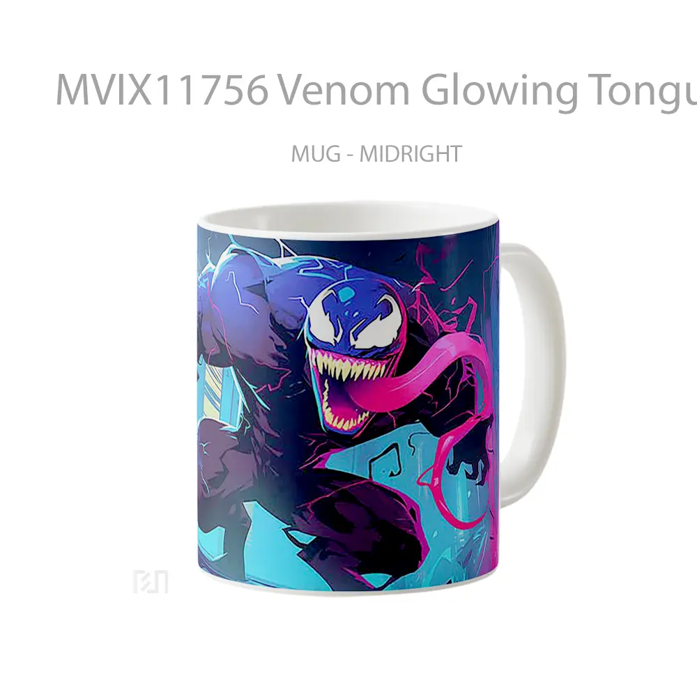 Mug Venom Glowing Tongue Villain Intensity Pc Mug Aesthetic Koleksi Spesial - All-side / Desain