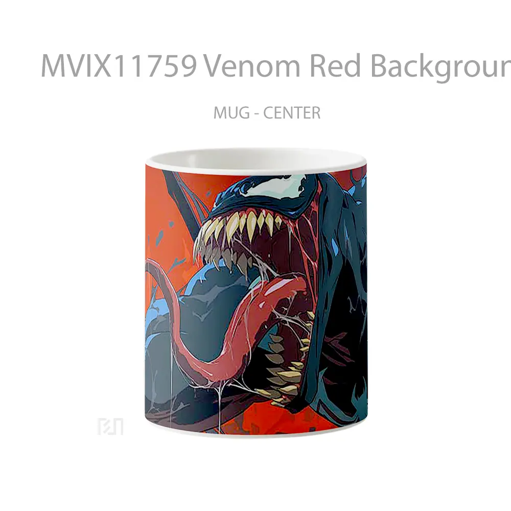 Mug Venom Red Background Koleksi Mug Limited Edition