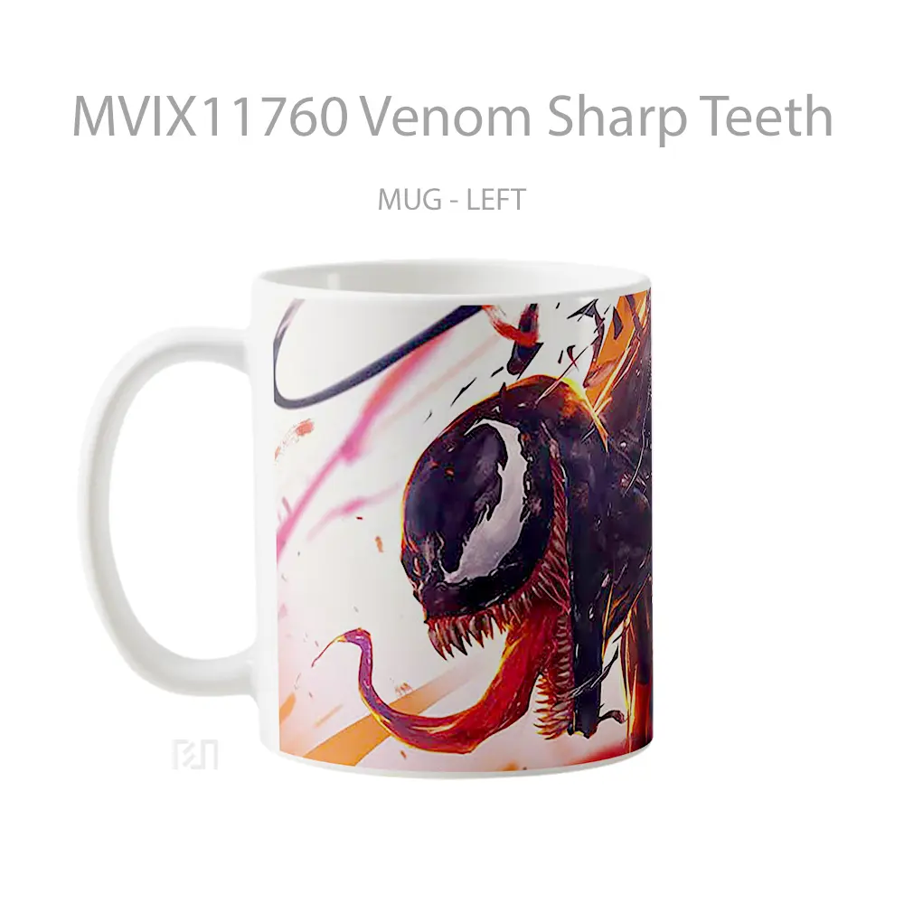 Mug Venom Sharp Teeth Gelas Keramik Desain Unik - All-side / Desain
