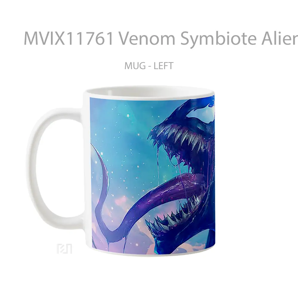Mug Venom Symbiote Alien Creature Mug Aesthetic Koleksi Spesial - All-side / Desain