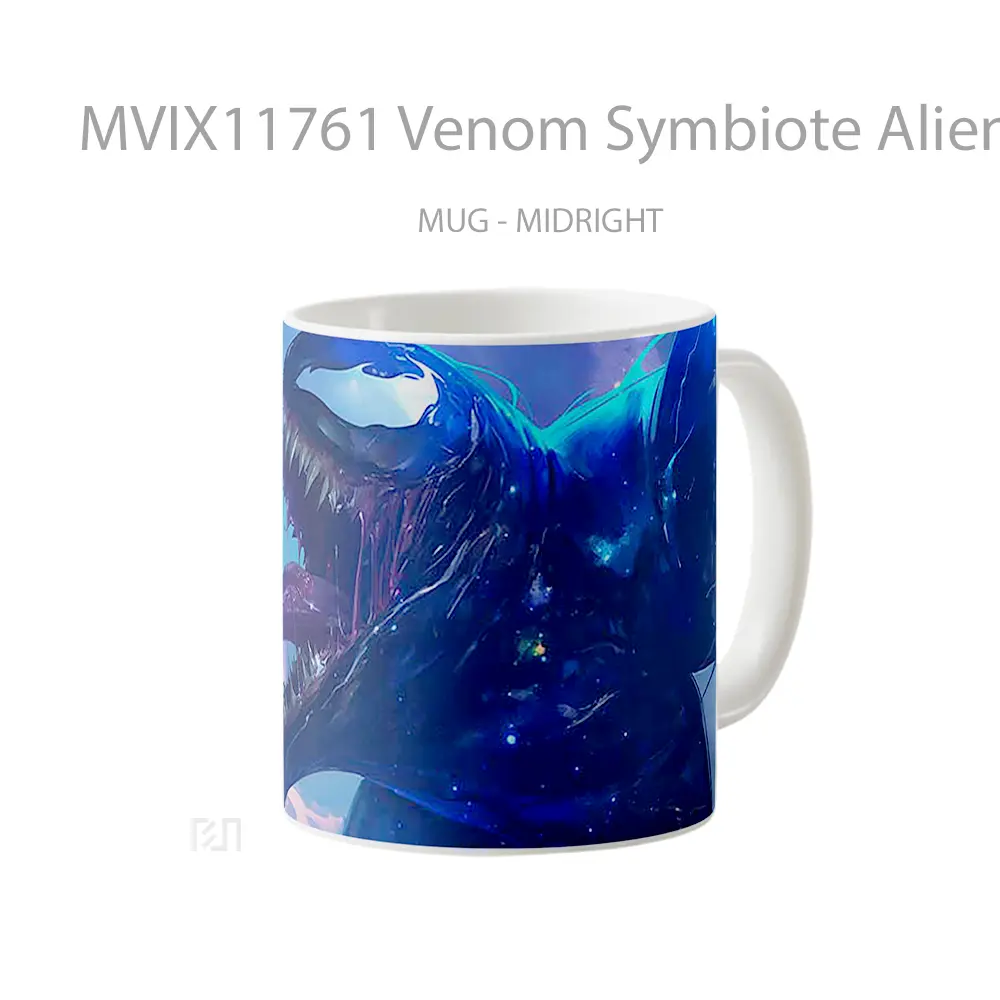 Mug Venom Symbiote Alien Creature Mug Aesthetic Koleksi Spesial - All-side / Desain
