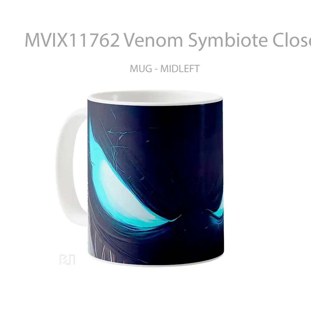 Mug Venom Symbiote Close Up Gelas Keramik Desain Unik - All-side / Desain