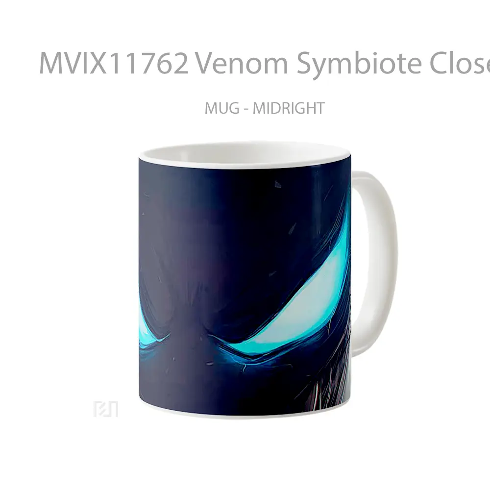 Mug Venom Symbiote Close Up Gelas Keramik Desain Unik - All-side / Desain