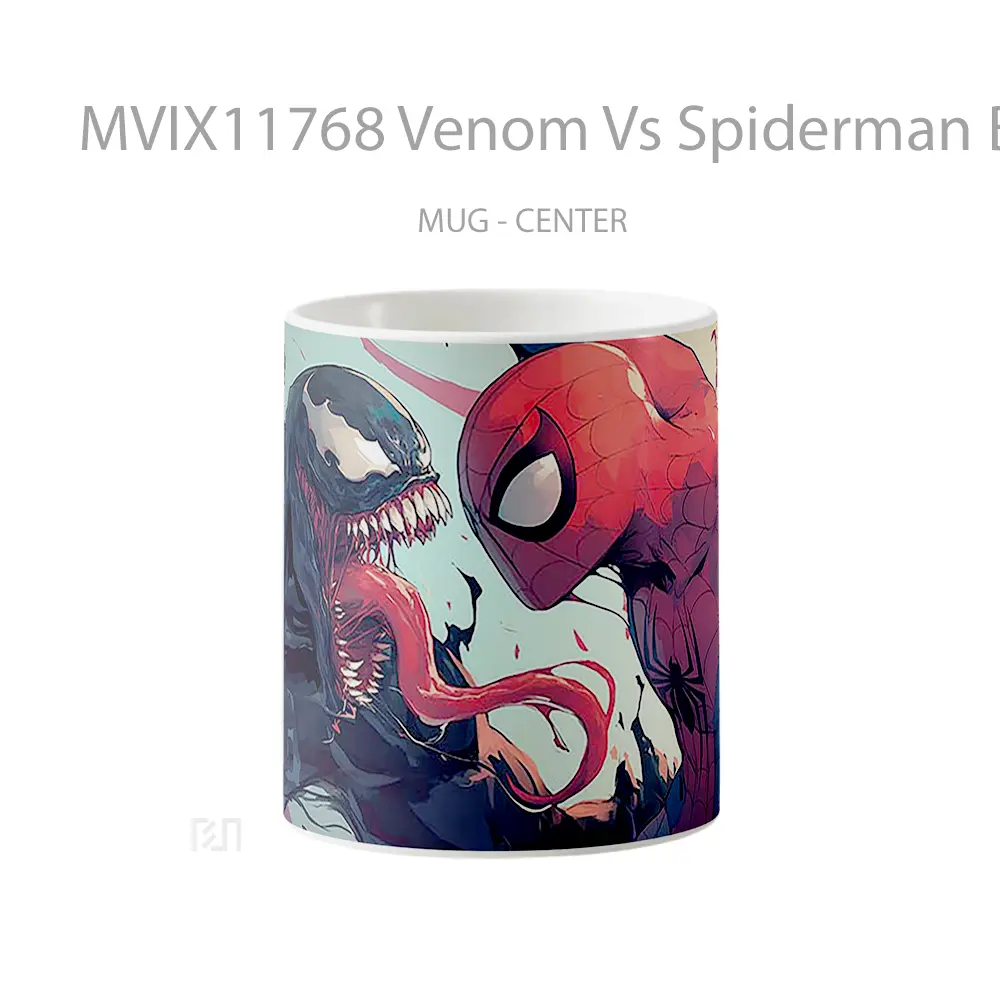 Mug Venom Vs Spiderman Battle Hadiah Spesial Fans Superhero