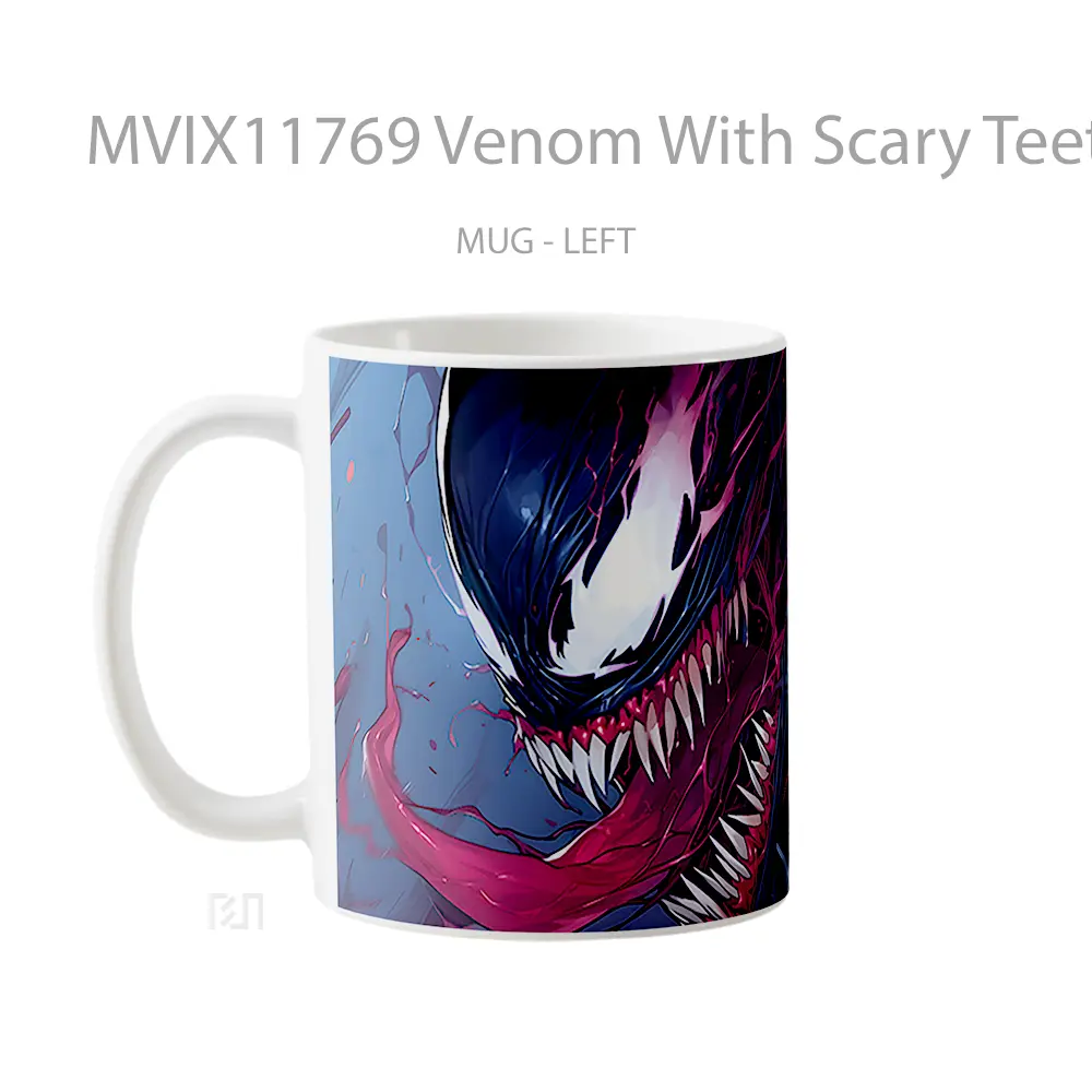 Mug Venom With Scary Teeth Mug Aesthetic Koleksi Spesial - All-side / Desain