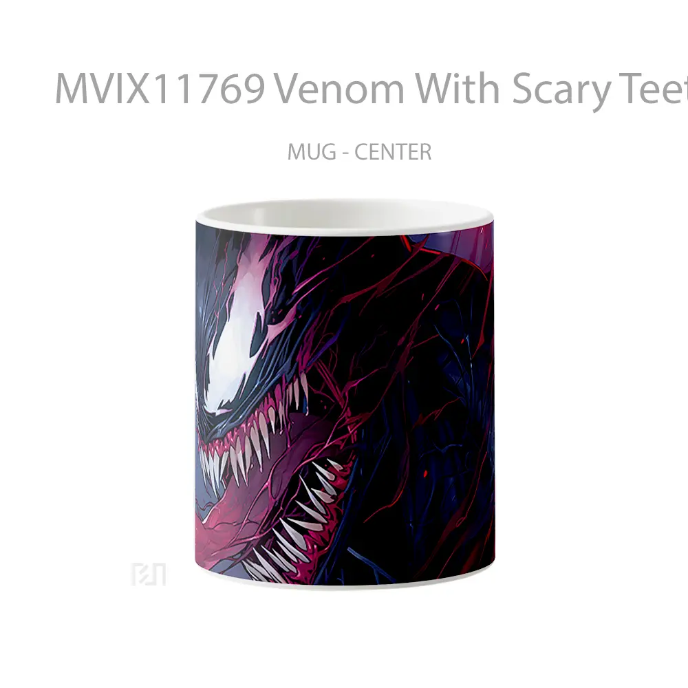 Mug Venom With Scary Teeth Mug Aesthetic Koleksi Spesial