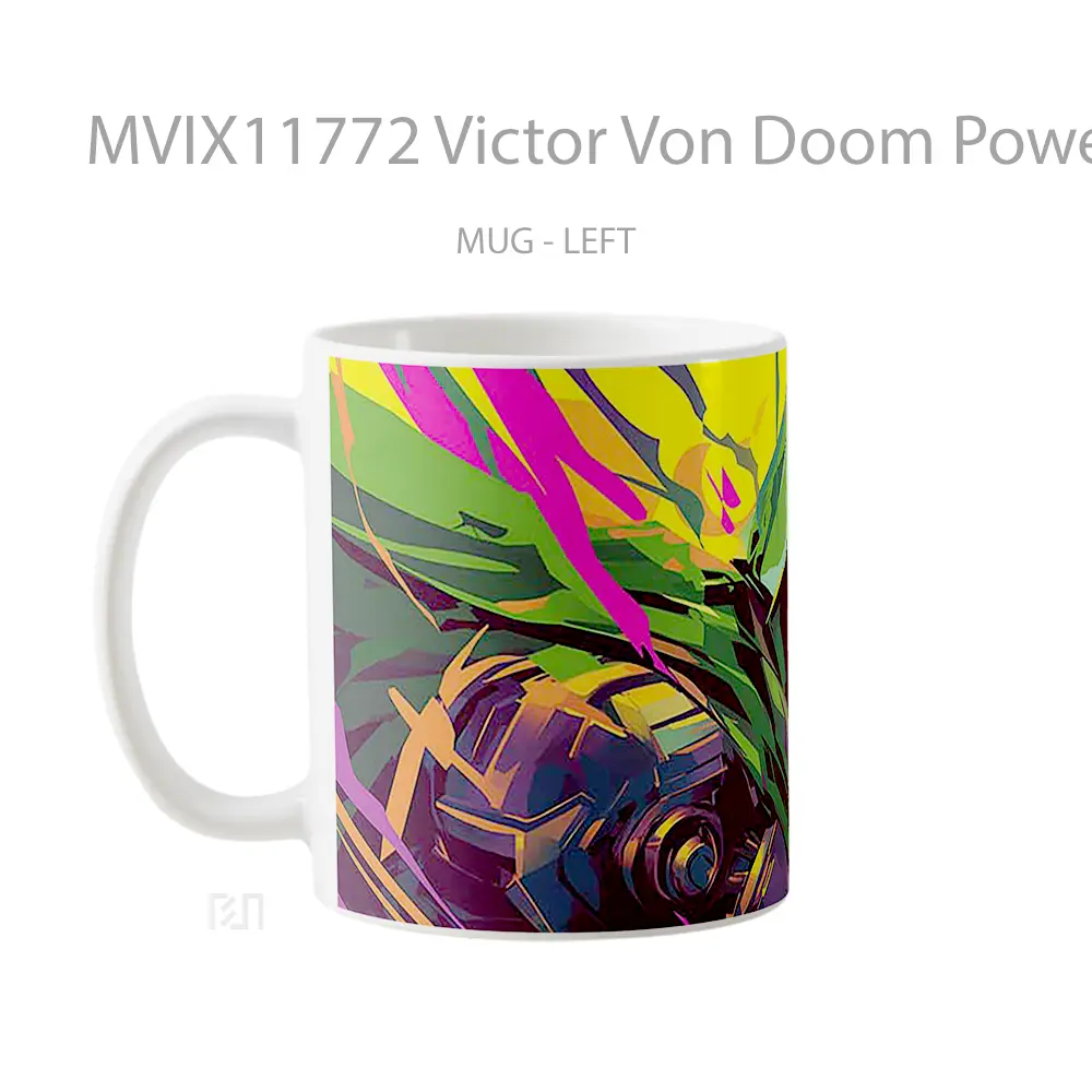 Mug Victor Von Doom Powerful Aura Gelas Keramik Desain Unik - All-side / Desain