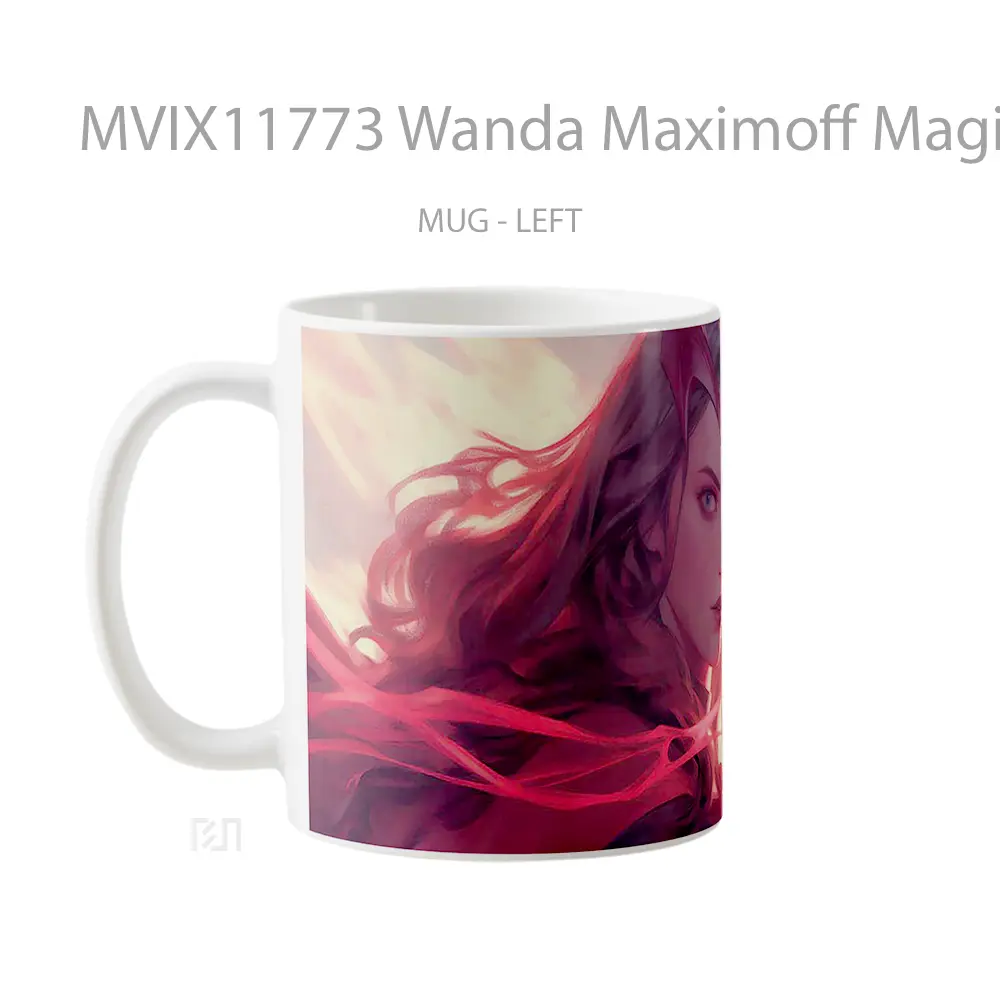 Mug Wanda Maximoff Magic Glow Koleksi Mug Limited Edition - All-side / Desain