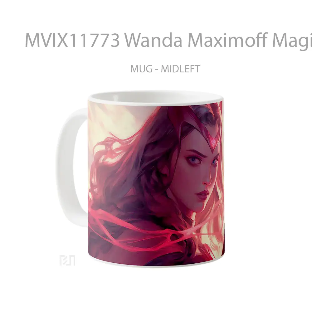 Mug Wanda Maximoff Magic Glow Koleksi Mug Limited Edition - All-side / Desain