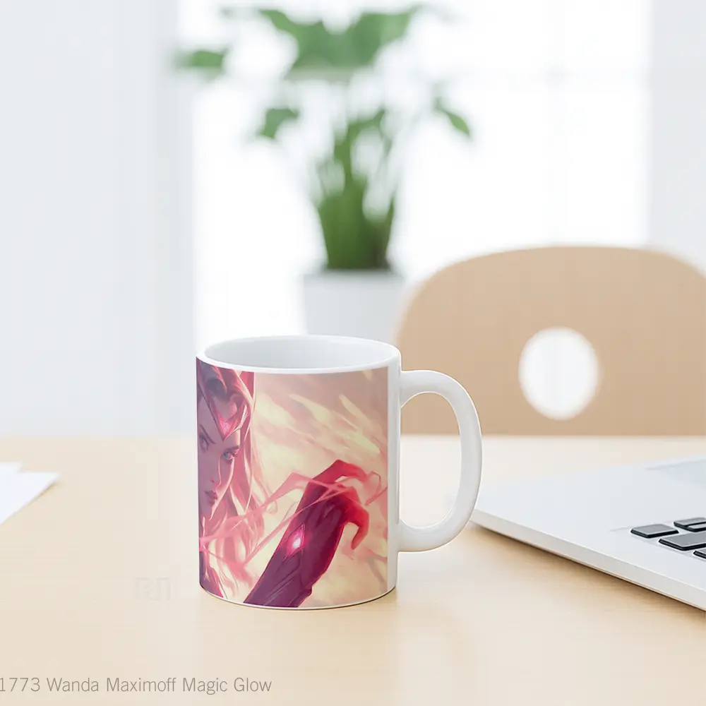 Mug Wanda Maximoff Magic Glow Koleksi Mug Limited Edition - All-side / Desain