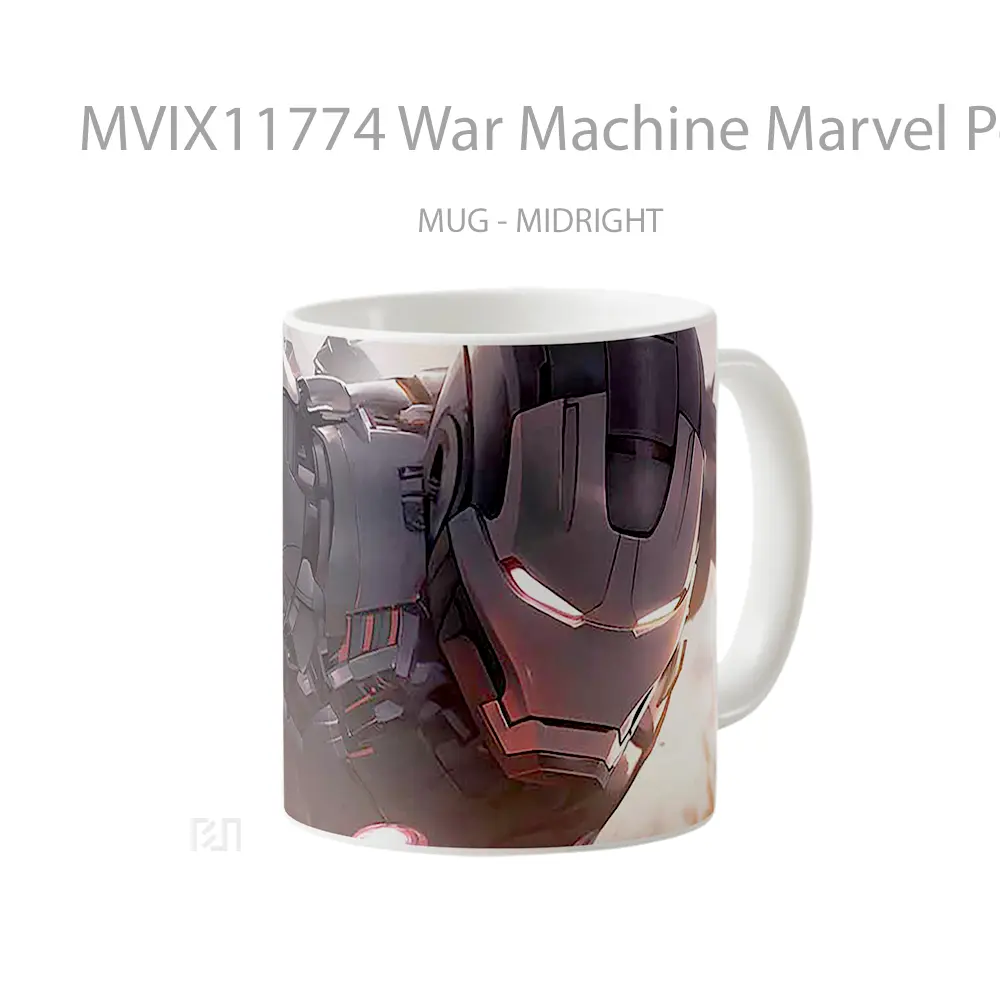 Mug War Machine Marvel Pc Koleksi Mug Film dan Komik - All-side / Desain