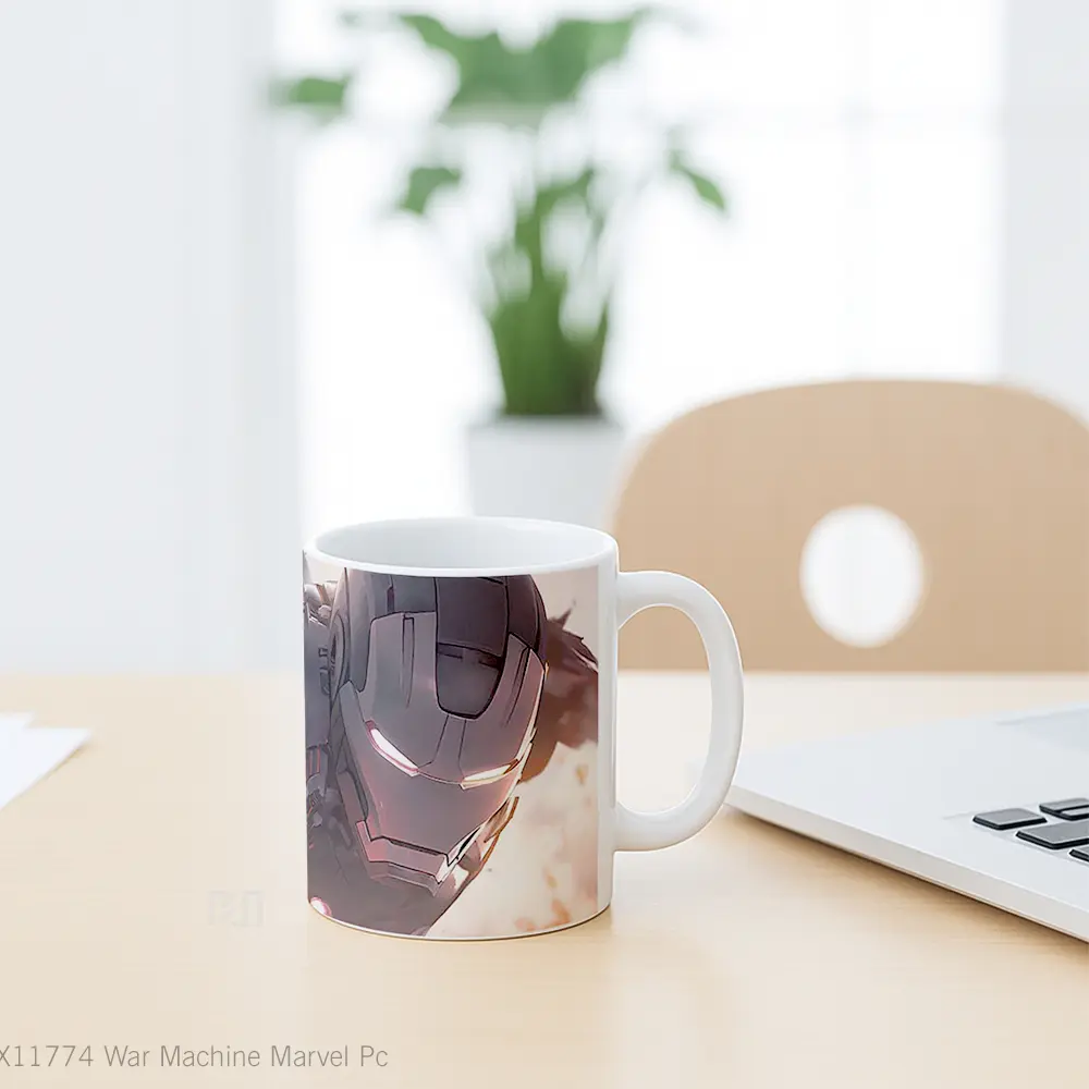 Mug War Machine Marvel Pc Koleksi Mug Film dan Komik - All-side / Desain