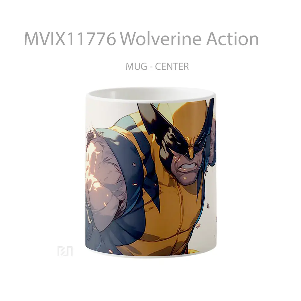 Mug Wolverine Action Hadiah Lucu dan Menarik