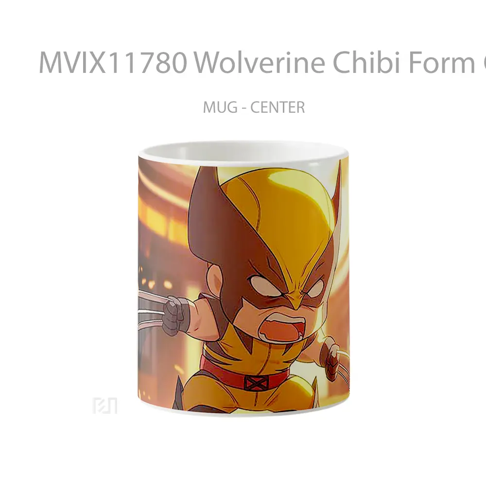 Mug Wolverine Chibi Form Claws Out Mug Aesthetic Koleksi Spesial