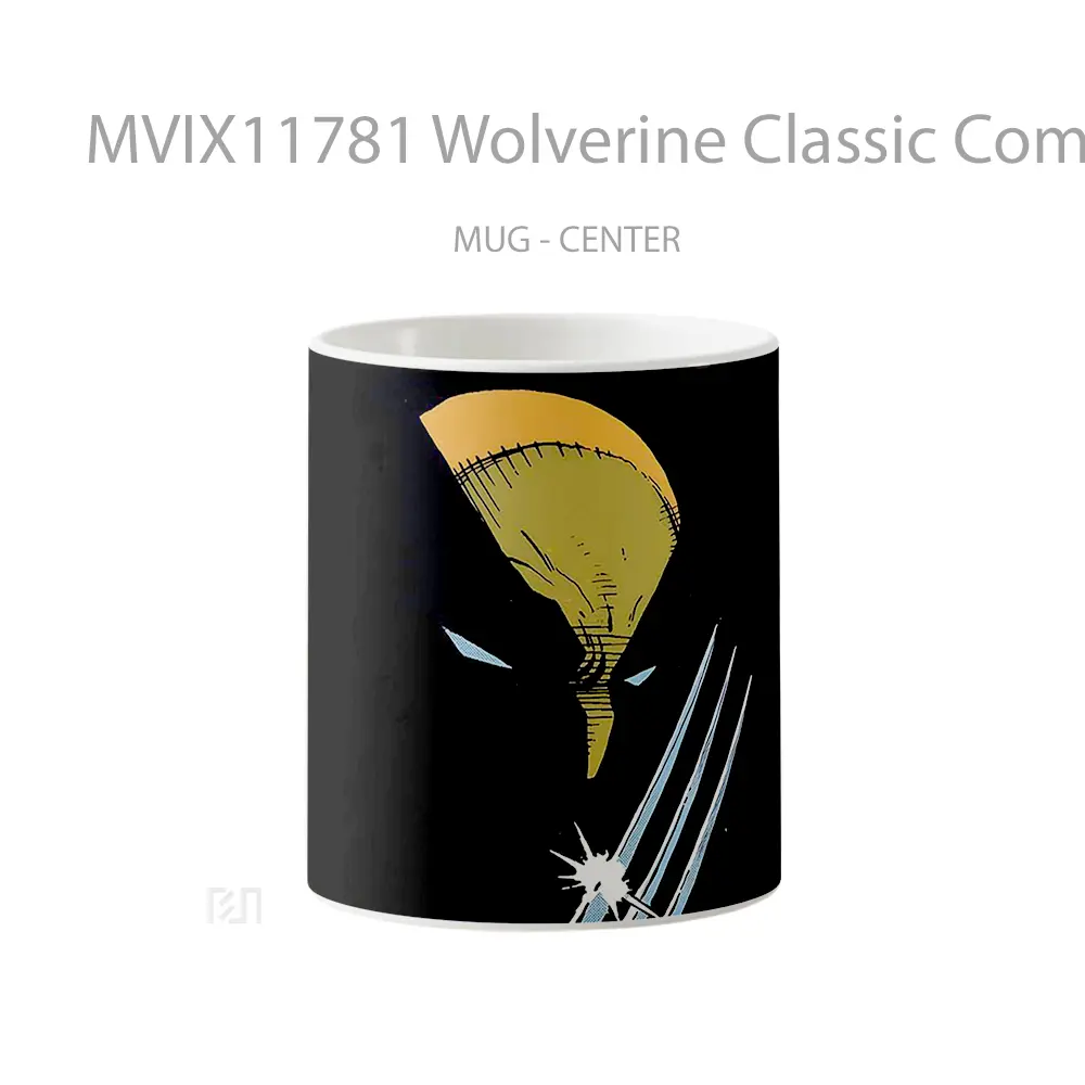 Mug Wolverine Classic Comic Shadow Claws Mug Aesthetic Koleksi Spesial