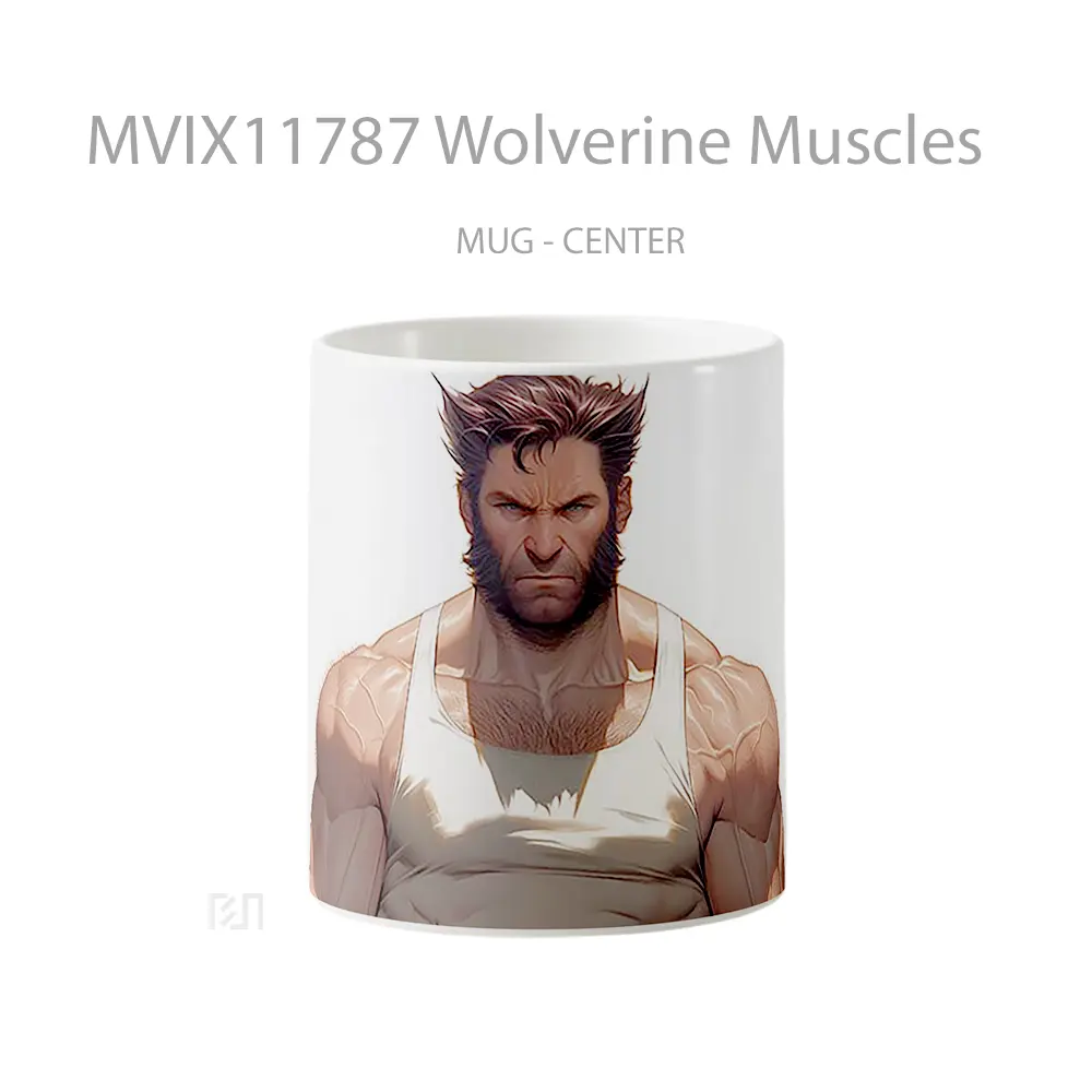 Mug Wolverine Muscles Mug Aesthetic Koleksi Spesial