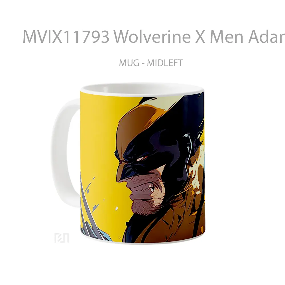 Mug Wolverine X Men Adamantium Claws Gelas Keramik Desain Unik - All-side / Desain