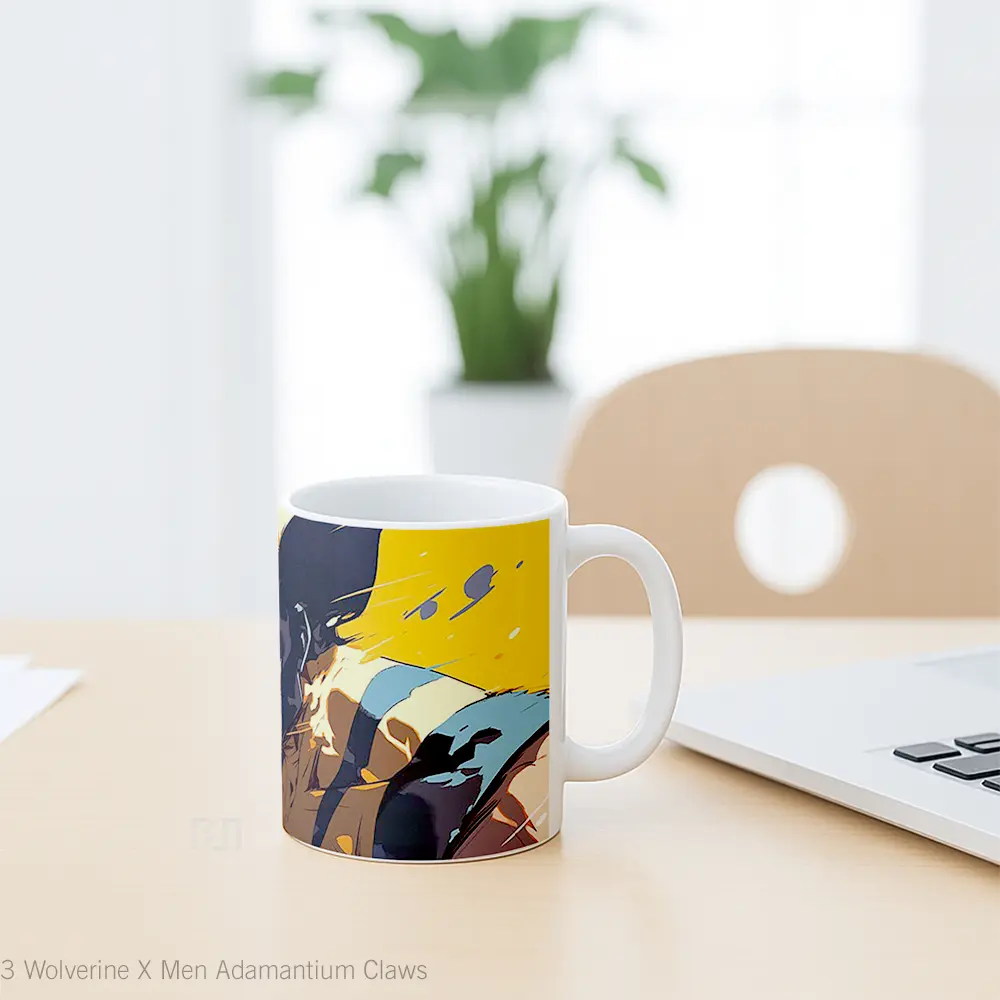 Mug Wolverine X Men Adamantium Claws Gelas Keramik Desain Unik - All-side / Desain