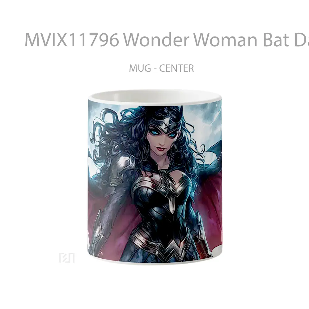 Mug Wonder Woman Bat Dark City Koleksi Mug Limited Edition