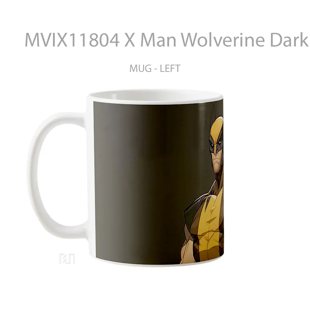 Mug X Man Wolverine Dark Mug Aesthetic Koleksi Spesial - All-side / Desain