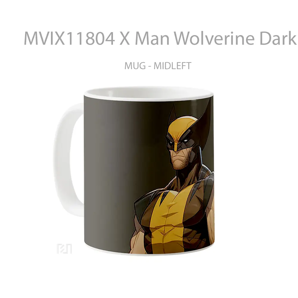 Mug X Man Wolverine Dark Mug Aesthetic Koleksi Spesial - All-side / Desain