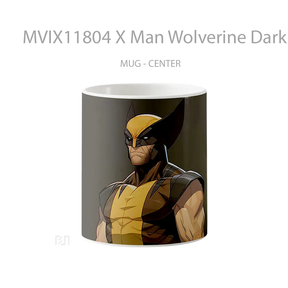 Mug X Man Wolverine Dark Mug Aesthetic Koleksi Spesial