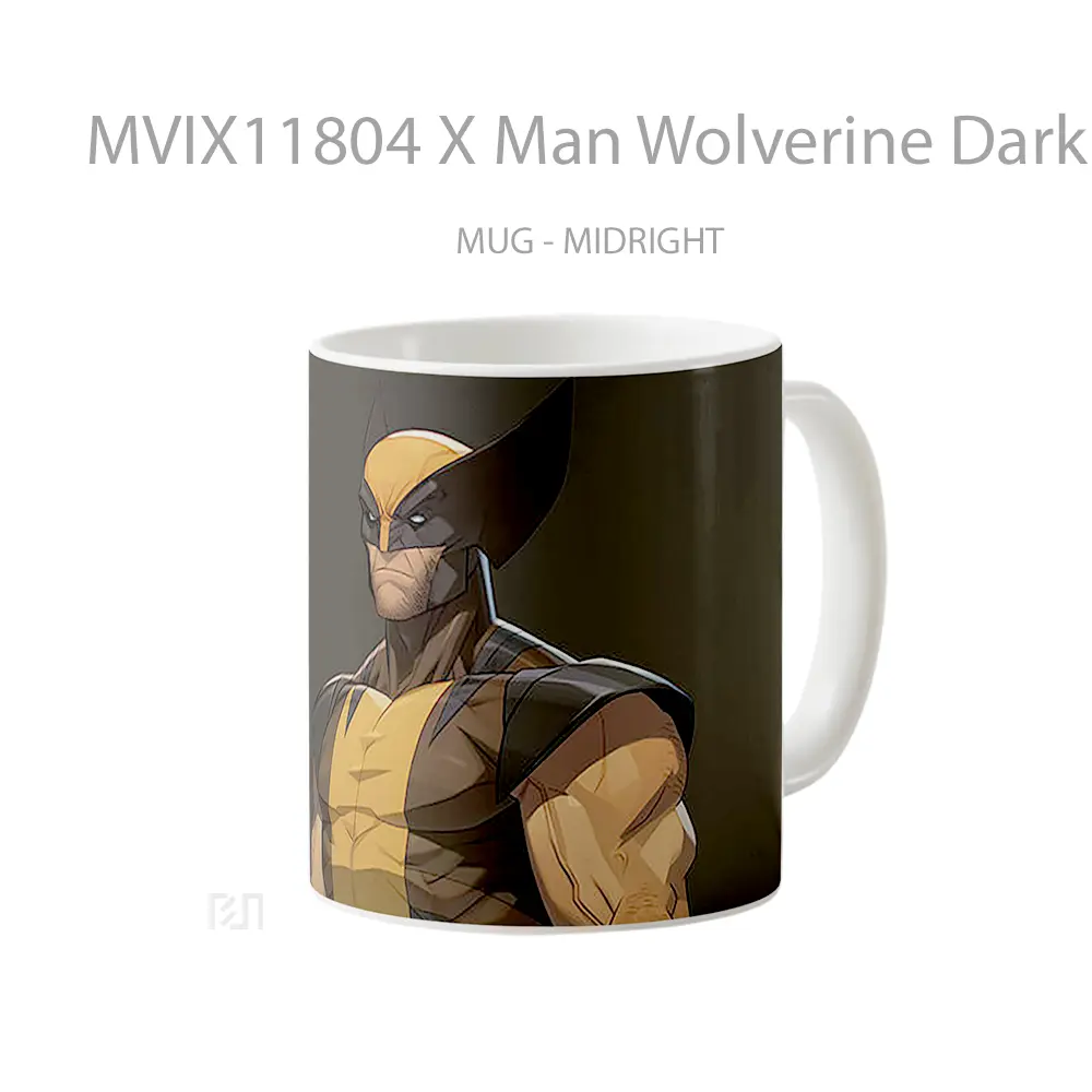 Mug X Man Wolverine Dark Mug Aesthetic Koleksi Spesial - All-side / Desain