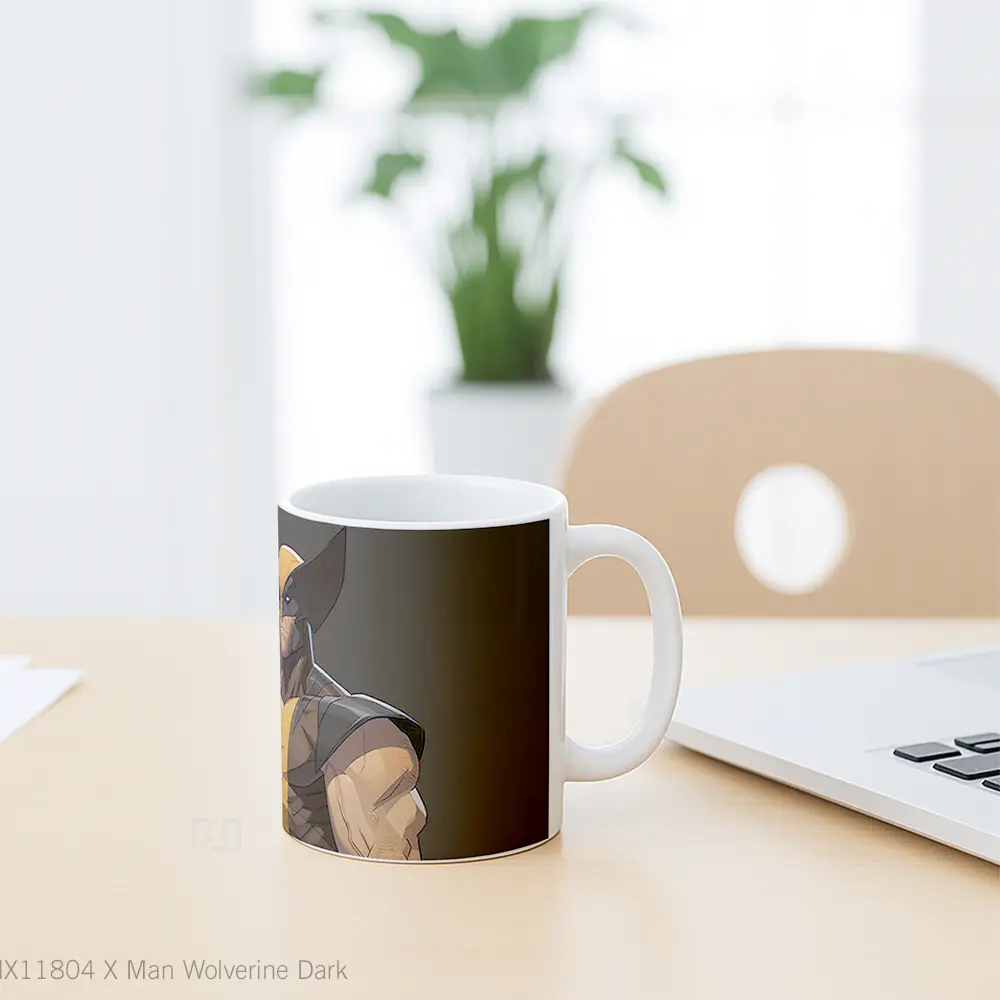 Mug X Man Wolverine Dark Mug Aesthetic Koleksi Spesial - All-side / Desain