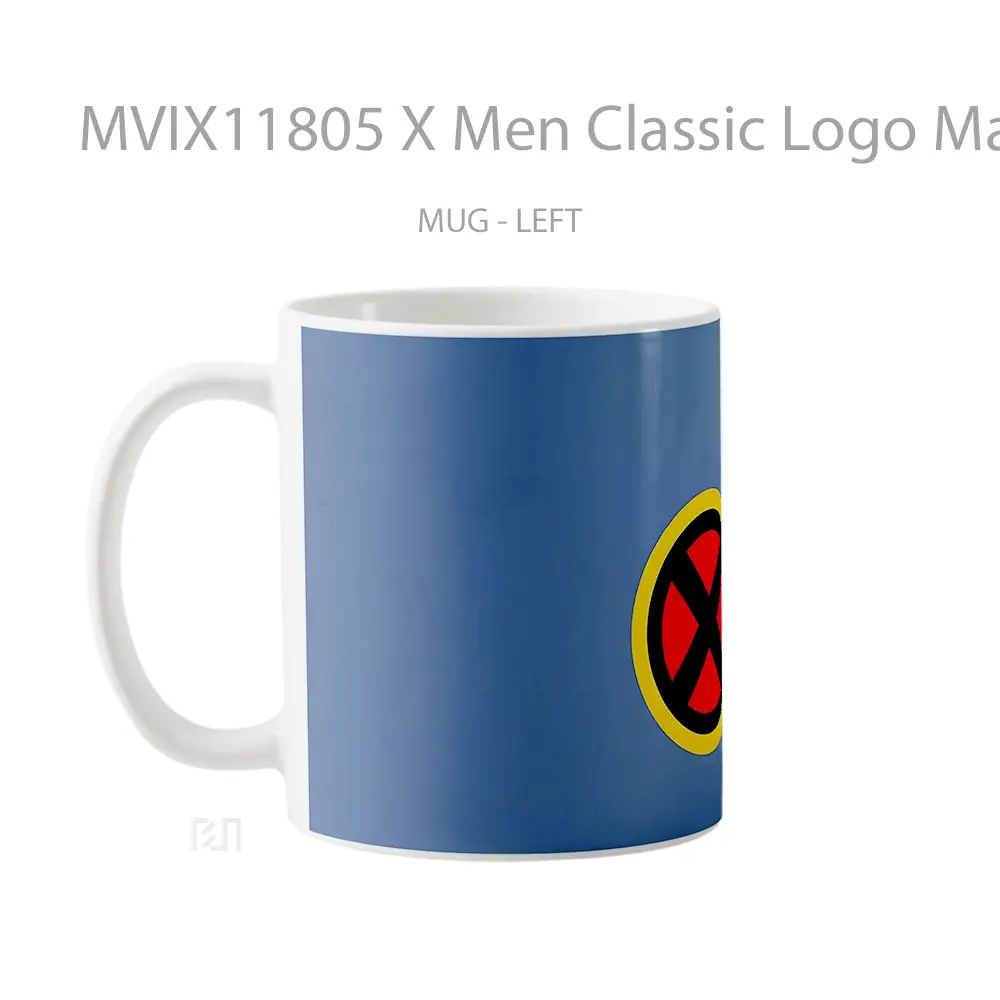 Mug X Men Classic Logo Marvel Minimal Hadiah Spesial Fans Superhero - All-side / Desain