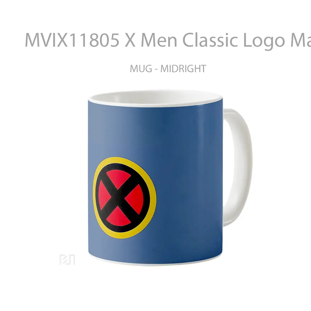 Mug X Men Classic Logo Marvel Minimal Hadiah Spesial Fans Superhero - All-side / Desain