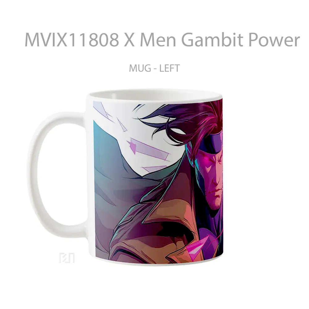 Mug X Men Gambit Power Hadiah Lucu dan Menarik - All-side / Desain