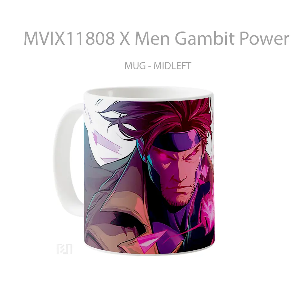 Mug X Men Gambit Power Hadiah Lucu dan Menarik - All-side / Desain