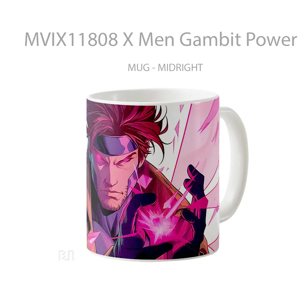 Mug X Men Gambit Power Hadiah Lucu dan Menarik - All-side / Desain