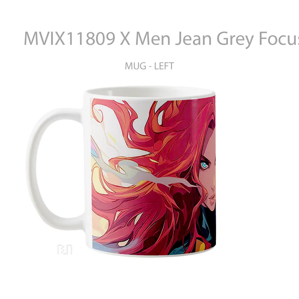 Mug X Men Jean Grey Focused Koleksi Mug Limited Edition - All-side / Desain