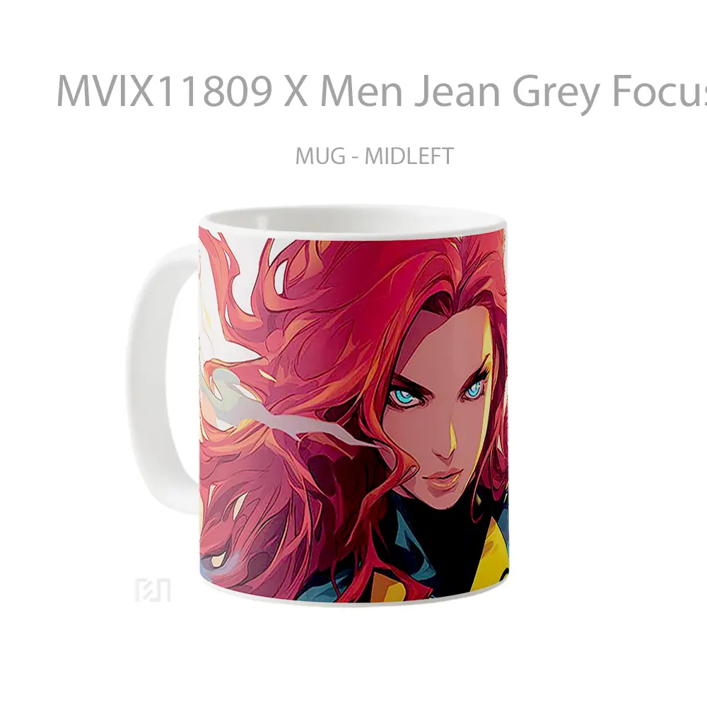 Mug X Men Jean Grey Focused Koleksi Mug Limited Edition - All-side / Desain