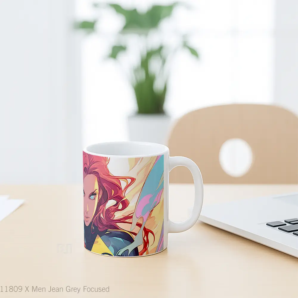 Mug X Men Jean Grey Focused Koleksi Mug Limited Edition - All-side / Desain