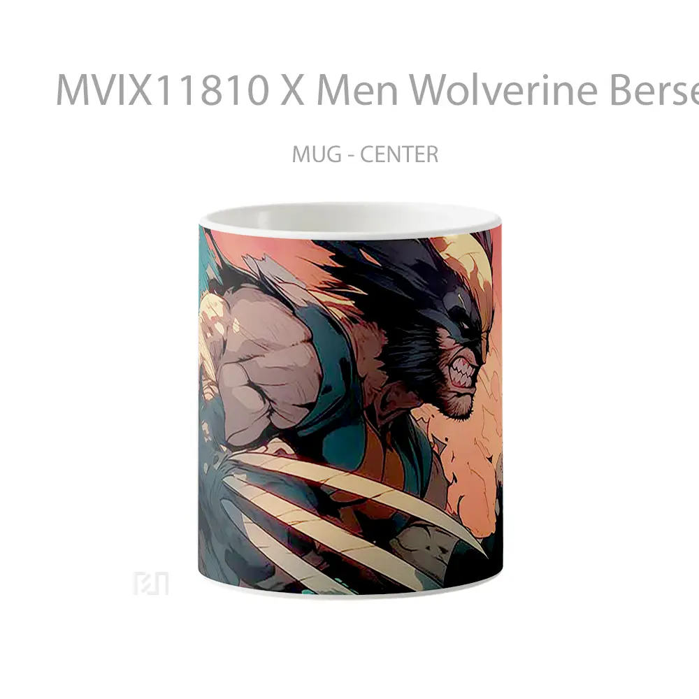 Mug X Men Wolverine Berserker Fury Hadiah Lucu dan Menarik