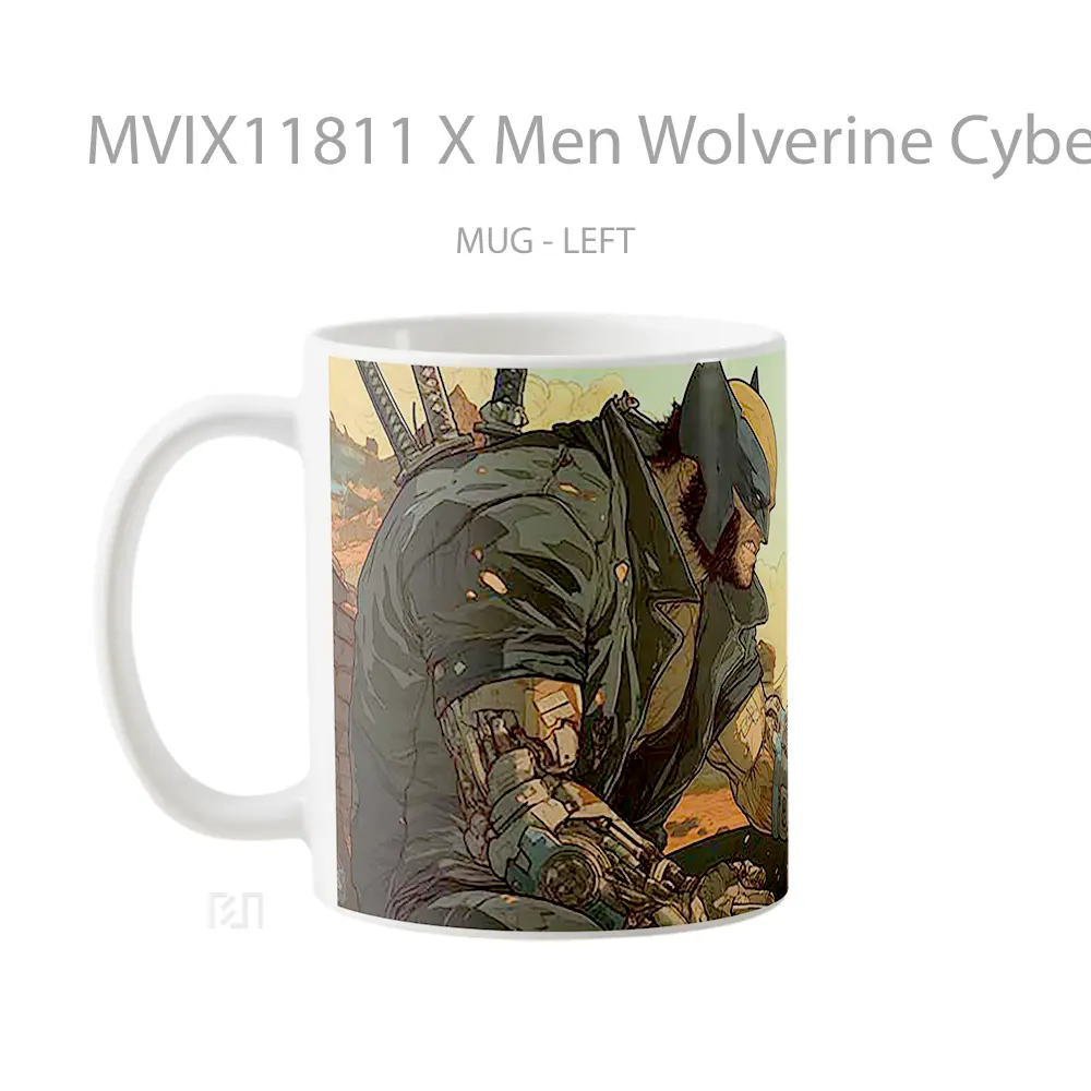 Mug X Men Wolverine Cyberpunk Claws Koleksi Mug Limited Edition - All-side / Desain