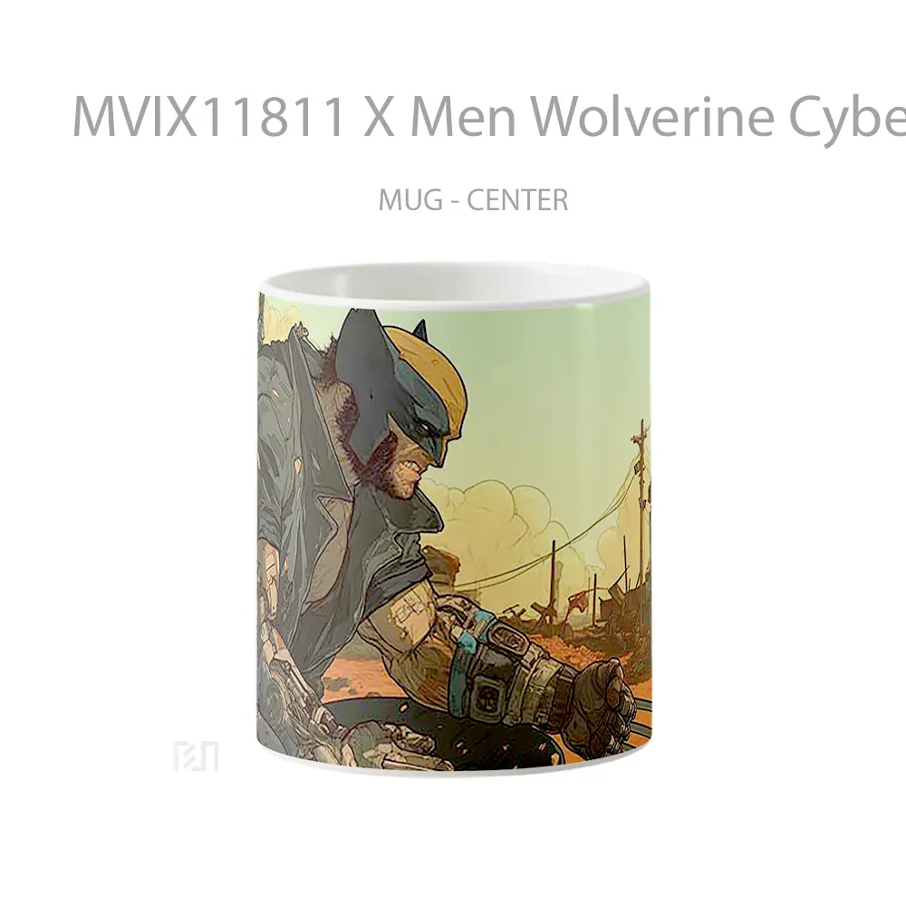 Mug X Men Wolverine Cyberpunk Claws Koleksi Mug Limited Edition