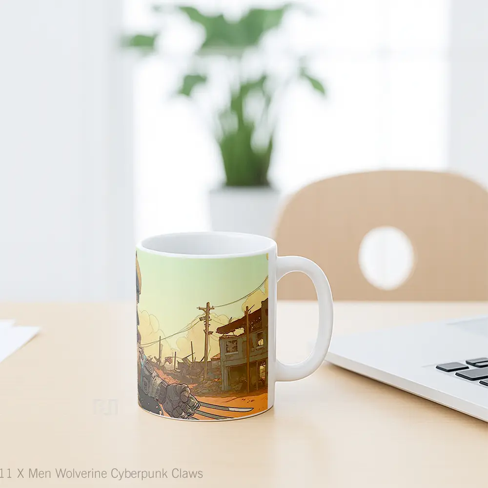 Mug X Men Wolverine Cyberpunk Claws Koleksi Mug Limited Edition - All-side / Desain