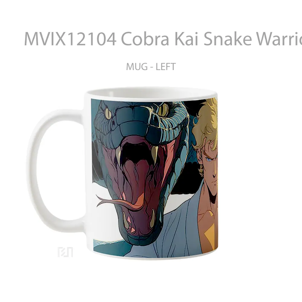 Mug Cobra Kai Snake Warrior Koleksi Mug Limited Edition - All-side / Desain
