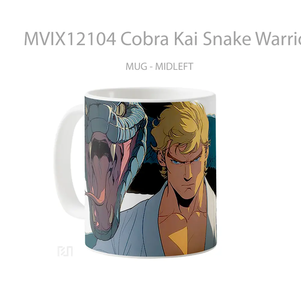 Mug Cobra Kai Snake Warrior Koleksi Mug Limited Edition - All-side / Desain