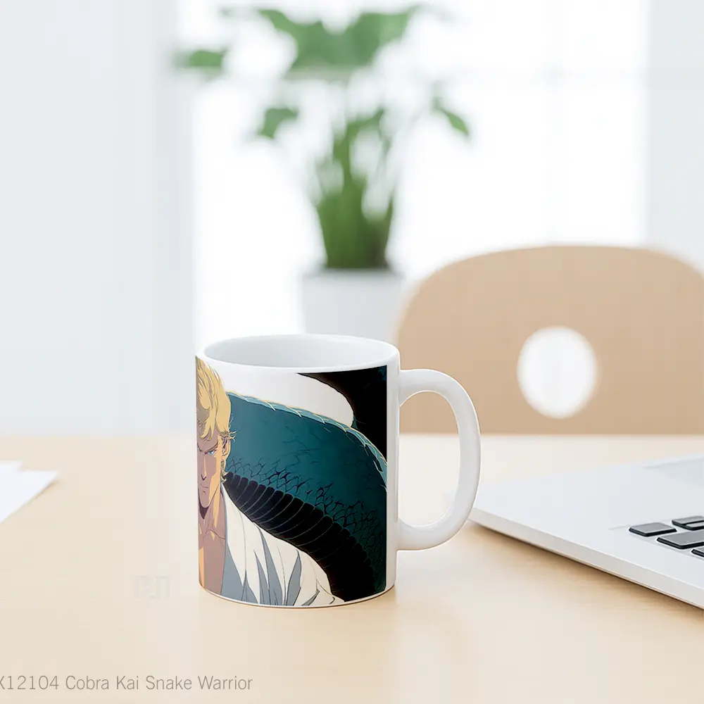 Mug Cobra Kai Snake Warrior Koleksi Mug Limited Edition - All-side / Desain