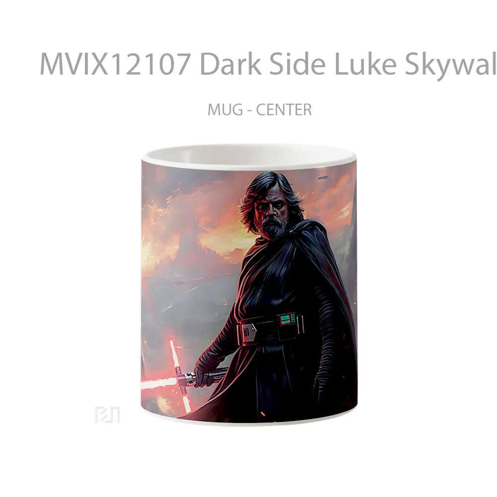 Mug Dark Side Luke Skywalker Kylo Ren Lightsaber Gelas Keramik Desain Unik